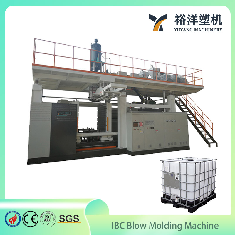 High Speed CE Standard HDPE 2-Layer Plastic IBC Blow Molding Machine