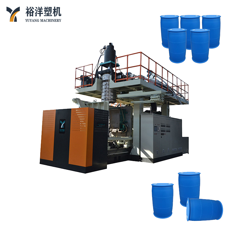 High Speed Plastic Machinery 220L 2-Layer Double L-Ring Drum Advanced Plastic Blow Molding Machine