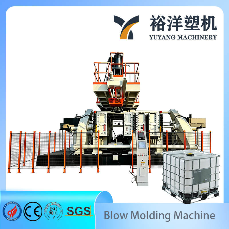 Energy Efficient Plastic Machinery Automatic Dual-station IBC Blow Molding Machine