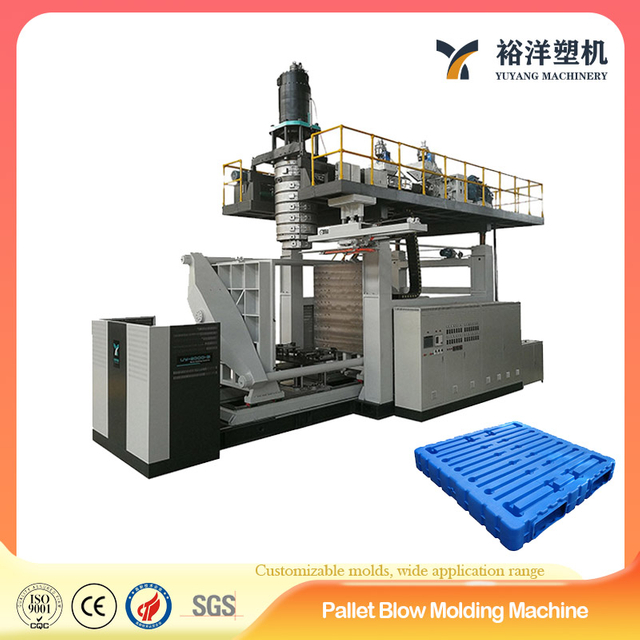 1.4*1.2m Automatic Extrusion Pallet&Desktop Blow Molding Machine