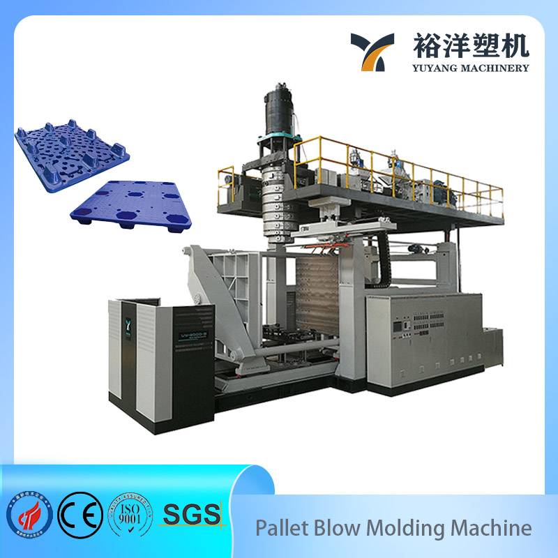 High Output Stable 2-Layer HDPE Pallet Plastic Blow Molding Machine 