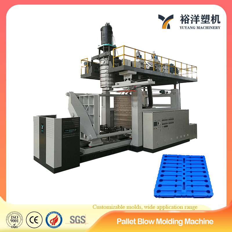 1.4*1.6m Nestable Recycled Export Plastic Pallet Making Machine Pallets Blow Molding Machine